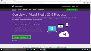 Visual studio 2015  Download and Install  FoxLearn [upl. by Juanita]