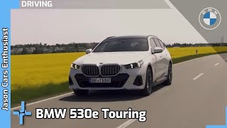 2025 BMW 530e Touring PluginHybrid  Driving [upl. by Towers]