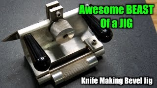 Awesome Knife Making Bevel Jig [upl. by Elie]