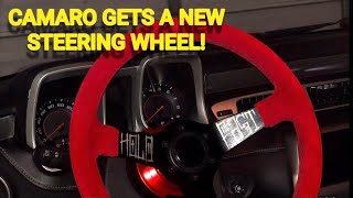 5th Gen Chevy Camaro Gets An NRG Quick release  Steering Wheel [upl. by Eustace499]