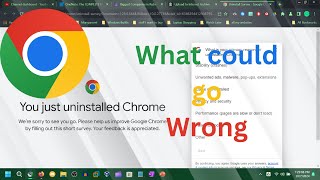 I uninstalled Google Chrome [upl. by Mateusz959]