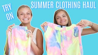 Summer Clothing Try On Haul 2020  Jacy and Kacy [upl. by Yanaj943]