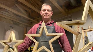 Making wood stars [upl. by Dub]