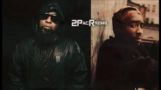 Tech N9ne  Caribou Lou ft 2Pac 2PacRremixProd Anno Domini Beats [upl. by Ilise]