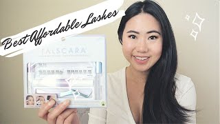 Kiss Falscara Lash Kit Review unboxing  first impression [upl. by Malinde]