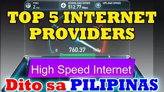 Top 5 Internet Providers in the Philippines [upl. by Rivard]