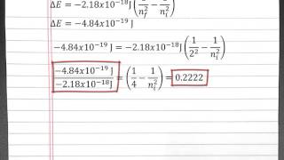 CHEMISTRY 101 Electron Transition in a hydrogen atom [upl. by Ian]