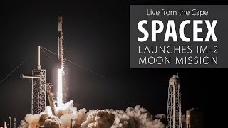 Watch live SpaceX Falcon 9 rocket launches IM2 Moon mission from Kennedy Space Center [upl. by Blaine]