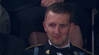 War Hero Cory Remsburg honored during State of the Union [upl. by Losyram60]