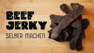 Beef Jerky selber machen  im Dörrautomat und mit selbstgemachter Marinade [upl. by Rednasyl]