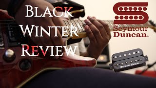 Seymour Duncan Black Winter pickups review  Gear Review [upl. by Enelie]