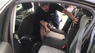 Rear seat removal 2015 Chevrolet Cruze [upl. by Thar]