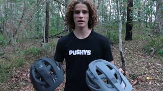 Pushys Online Review  Fox Speedframe Helmets [upl. by Znerol]