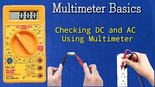 Multimeter Basics  Checking AC and DC Using Multimeter [upl. by Harewood2]