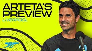 PRESS CONFERENCE  Mikel Arteta previews Liverpool  Super League team news and more [upl. by Enert255]