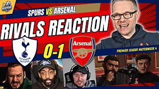 ARSENAL RIVALS FAN REACTIONS TO TOTTENHAM 01 ARSENAL  2425 PREMIER LEAGUE [upl. by Ahsiki]