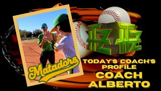 Meet Coach Alberto Flores  Head Coach In The Zone Matadors [upl. by Nester]