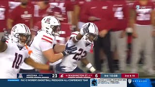 Arizona DESTROYS 19 Washington State  2023 College Football [upl. by Dyanne]