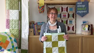 Quilt Tutorial Block1 Patchworkdecke einfach gemacht [upl. by Meedan]