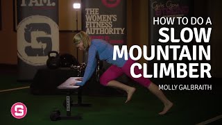 Slow Mountain Climber  How To A Do Slow Mountain Climber [upl. by Ysnil697]