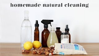 20 DIY NATURAL CLEANING RECIPES TIPS AND HACKS THAT ACTUALLY WORK [upl. by Oran]