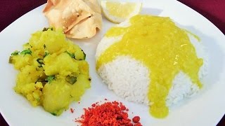 वरण भात  Maharashtrian Varan Bhat Recipe by MadhurasRecipe Marathi [upl. by Klina]