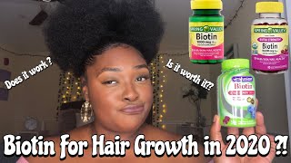 Biotin for Hair Growth in 2020  My results taking different Biotins for the past 4 Months [upl. by Yknip]