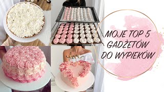 CUKIERNICZE MUST HAVE  5 gadżetów do dekoracji domowych wypieków  ladycolour vlog [upl. by Rissa922]