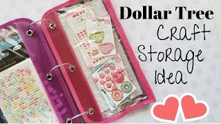 Embellishment Storage from Dollar Tree [upl. by Lienad]