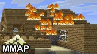 Minecraft MY HOUSE IS BURNING 45 [upl. by Anwad]