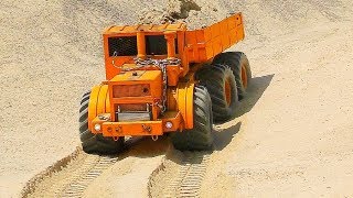 Heavy RC Construction Site Volvo Loader L250 With Special Tires [upl. by Anna]