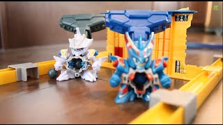 BDaman Crossfire Break Bomber Battlefield Set Unboxing amp Battle [upl. by Hamaso606]