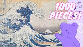 🇬🇧 EN  Puzzle Great Wave  1000 pieces [upl. by Leakcim]