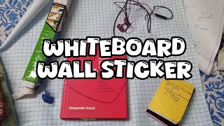 whiteboard wall adhesive sticker 👩‍🏫‍ whiteboard student Study essential study [upl. by Treve]