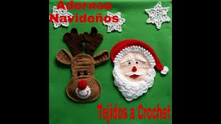 Tejidos Navideños a CrochetGanchillo Parte 1 [upl. by Astrid]