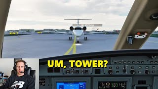 FULL FLIGHT with ATC Microsoft Flight Simulator  Citation CJ4 VATSIM [upl. by Naashar925]