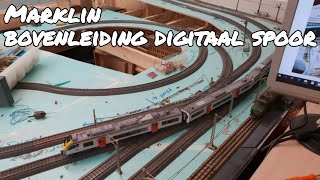 2019 Montage bovenleiding digitaal spoor Installation of catenary digital track [upl. by Htennaj]