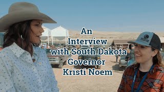 An Interview With South Dakota Governor Kristi Noem [upl. by Adlog]