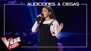 Lola Avilés canta Mi amante amigo  Audiciones a ciegas  La Voz Kids Antena 3 2021 [upl. by Enyale631]