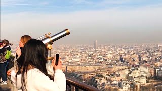 Inside the Eiffel Tower with PARISCityVISION Paris France [upl. by Riffle928]