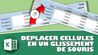 LE DÉPLACEMENT AVANCE DES CELLULES SUR EXCEL [upl. by Foushee]