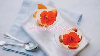 Sweet Peach Sabayon Recipe [upl. by Amle718]