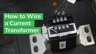 How to Wire a Current Transformer to PowerPact and Masterpact Breakers  Schneider Electric Support [upl. by Anaitat]