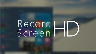 How To Record Screen in HD on Windows 10 FOR FREE [upl. by Yelruc]