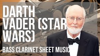 Clarinet Sheet Music How to play Cantina Band Star Wars by John Williams [upl. by Norej]