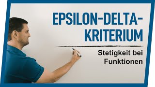 EpsilonDelta Kriterium  Stetigkeit bei Funktionen  Mathe by Daniel Jung [upl. by Barnabe]