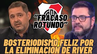 Beltramo y Travesaño FELICES por la ELIMINACIÓN de River en Libertadores quotFRACASARONquot [upl. by Eelano]