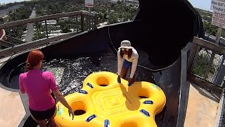 The Black Thunder Water Slide at Rapids Water Park [upl. by Tdnaltroc]