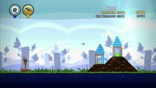 Angry birds Trilogy  100 Mighty Eagle Score  Poached Eggs Level 11 to 121 [upl. by Freeland]