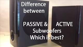 Difference between Passive and Active Subwoofer Which is better [upl. by Grizelda]